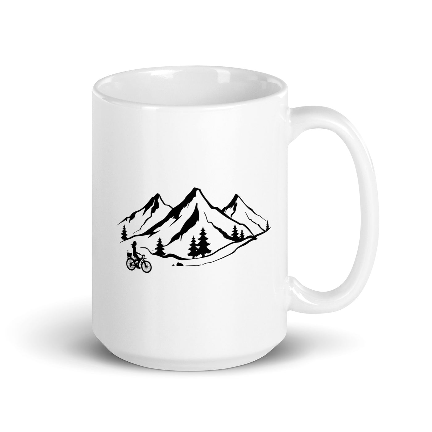 Mountain 1 And Cycling - Tasse fahrrad 15oz