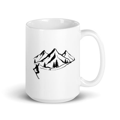 Mountain 1 And Skiing - Tasse ski 15oz