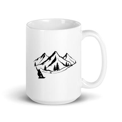 Mountain 1 And Snowboarding - Tasse snowboarden 15oz