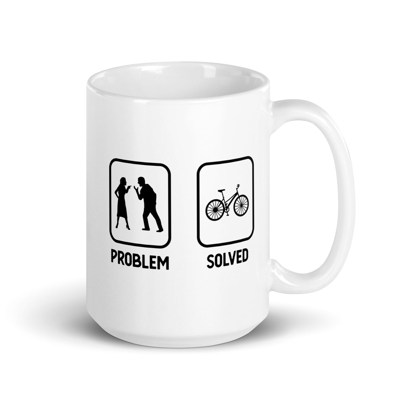 Problem Solved - Cycling - Tasse fahrrad 15oz