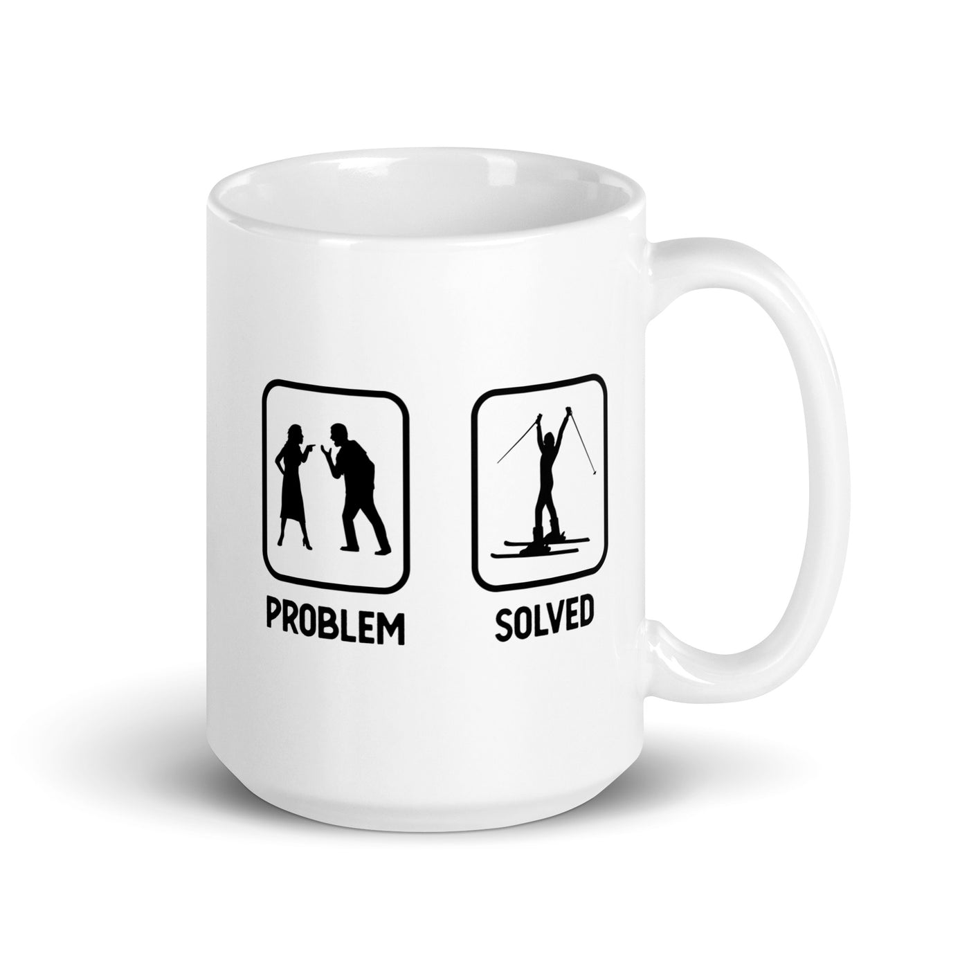 Problem Solved - Female Skiing - Tasse ski 15oz