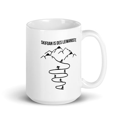 Skifoan Is Des Leiwandste - Tasse ski 15oz