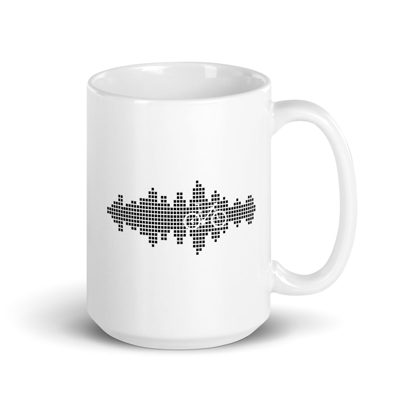 Sound Waves - Cycling - Tasse fahrrad 15oz