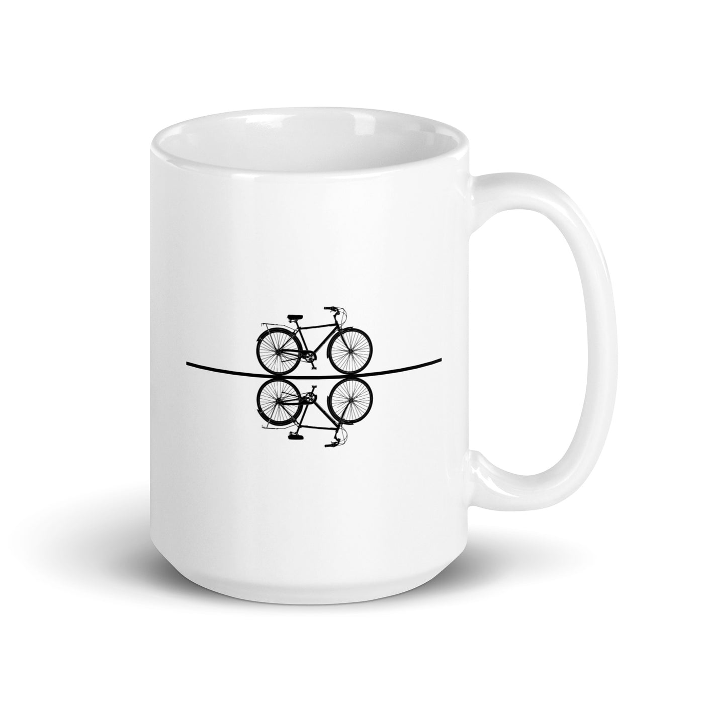 Straight Line - Cycling - Tasse fahrrad 15oz