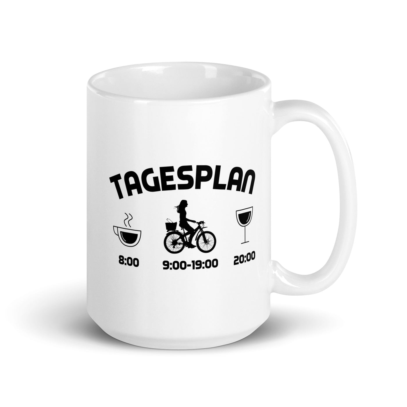 Tagesplan - Tasse fahrrad 15oz