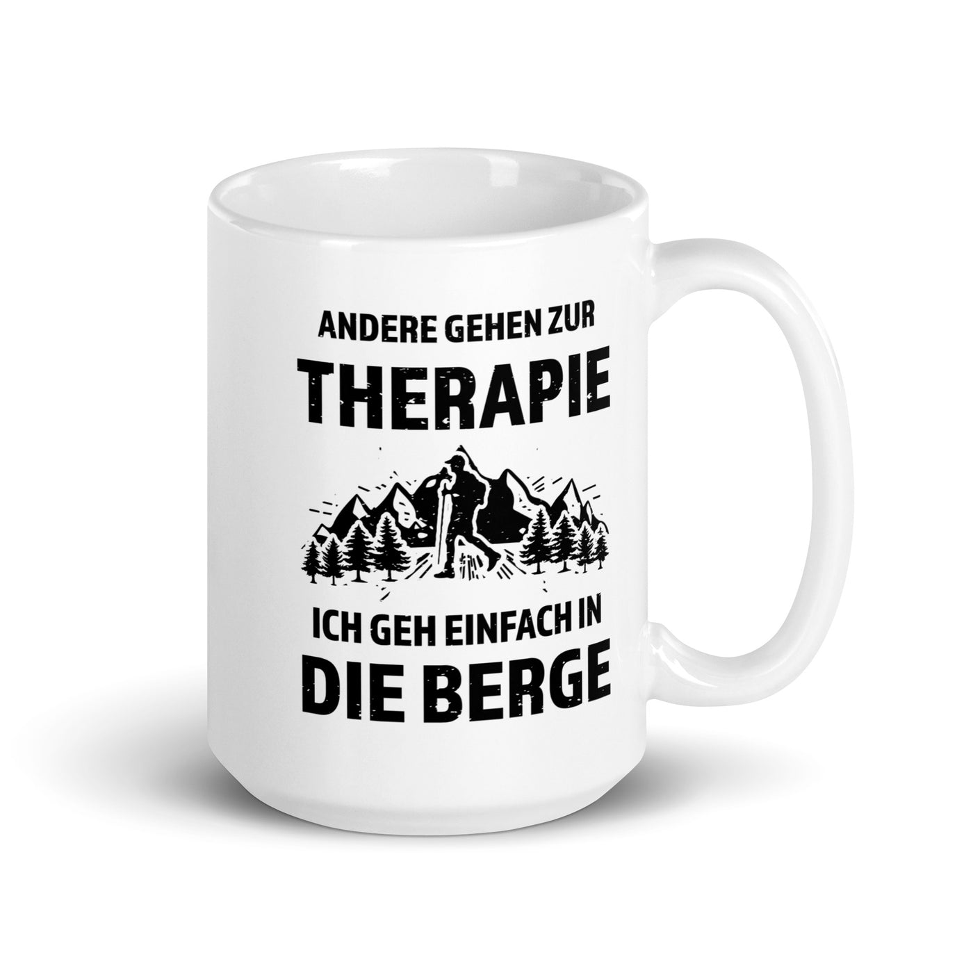 Therapie Ich Geh Einfach In Die Berge - Tasse berge 15oz