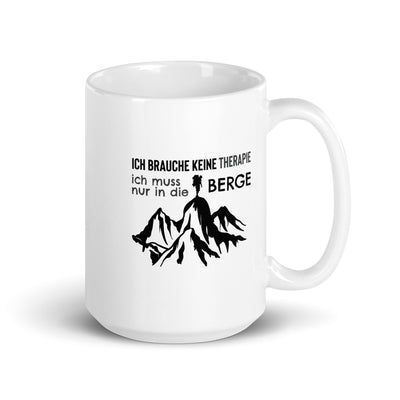 Therapie Ich Muss Nur In Die Berge - Tasse berge 15oz