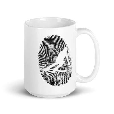 Thumb Print - Skiing - Tasse ski 15oz