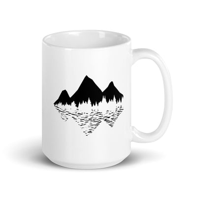 Tree - Mountain - Tasse berge 15oz