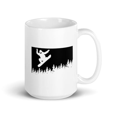 Trees - Snowboarding - Tasse snowboarden 15oz