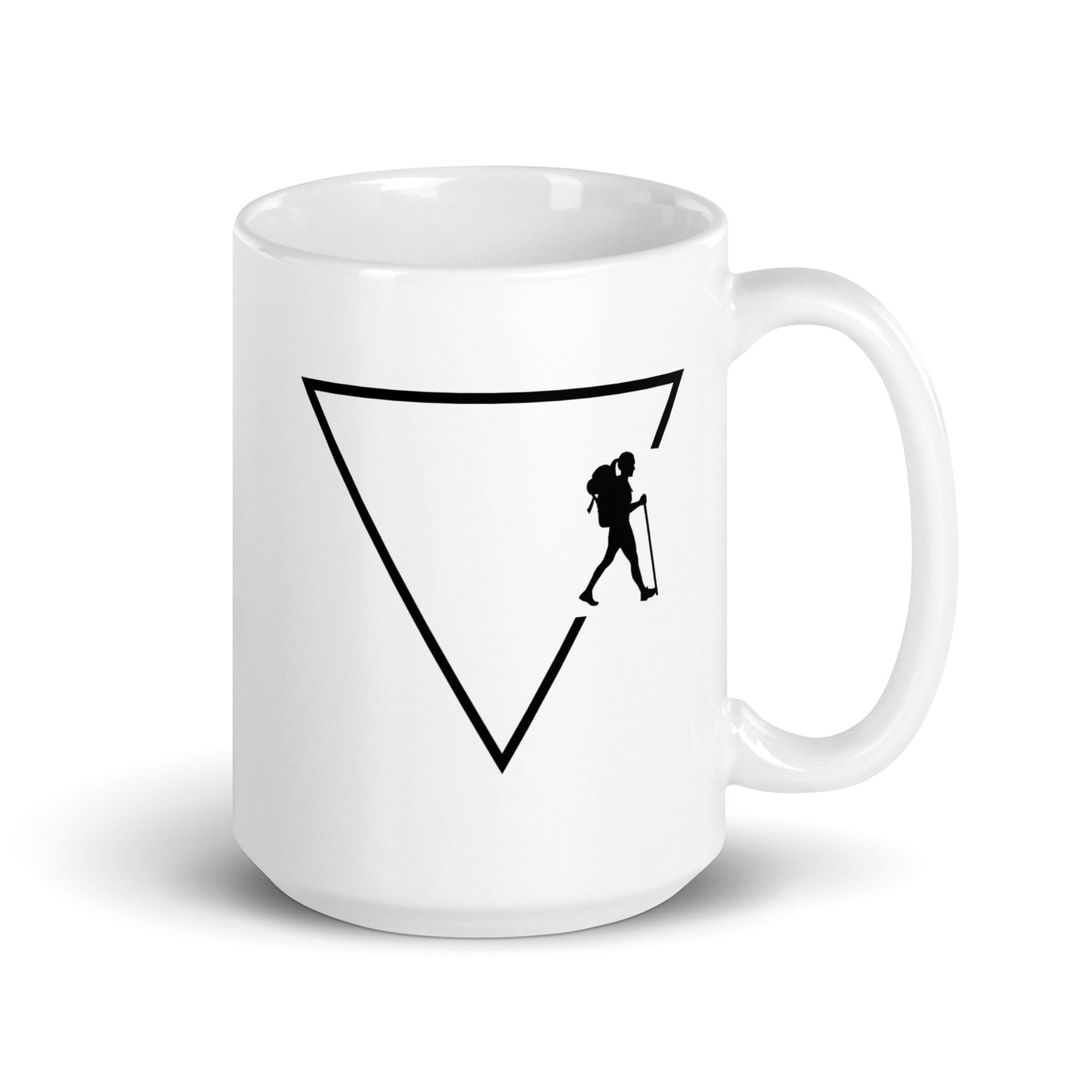 Triangle 1 And Hiking - Tasse wandern 15oz