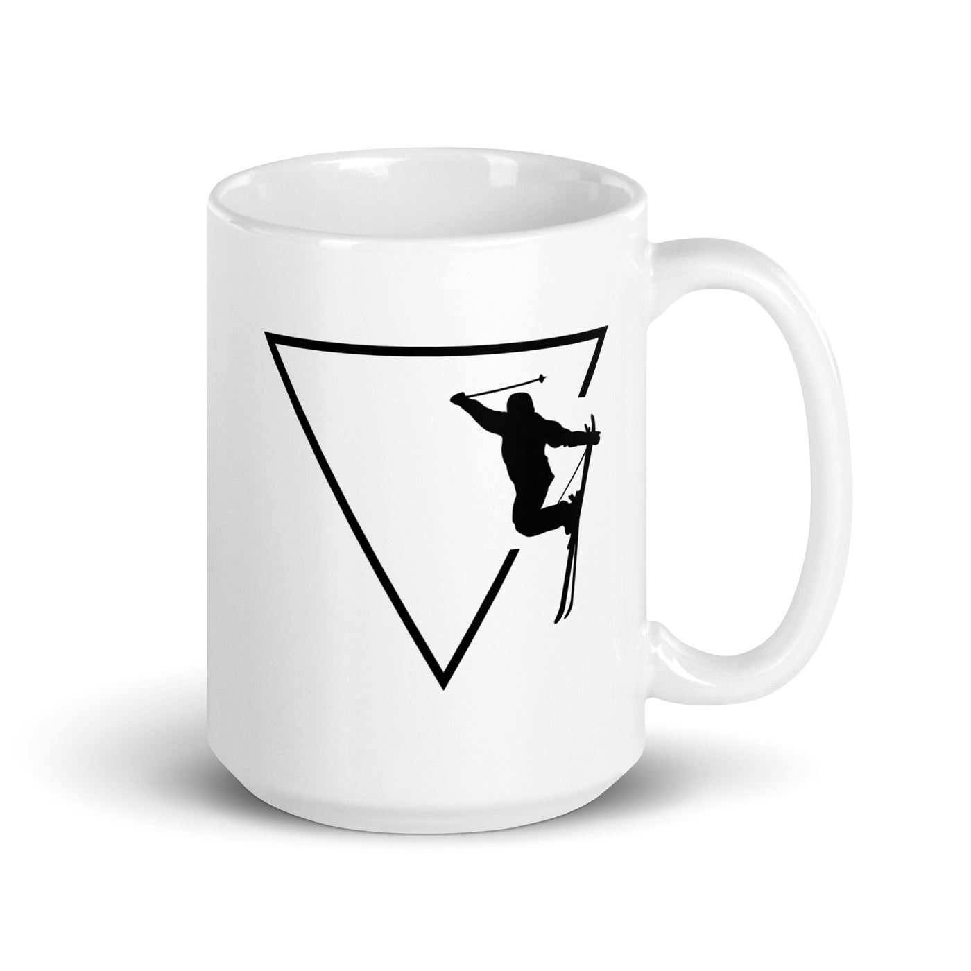 Triangle 1 And Skiing - Tasse ski 15oz