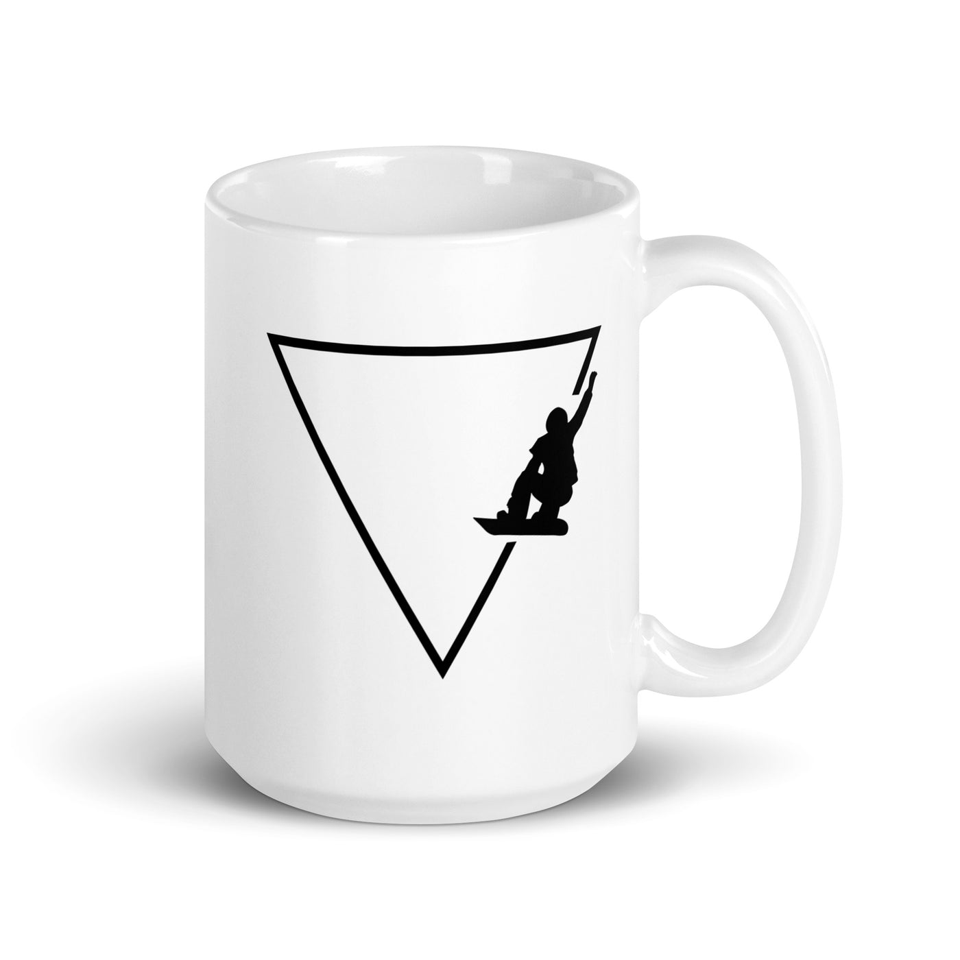 Triangle 1 And Snowboarding - Tasse snowboarden 15oz