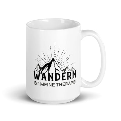 Wandern Ist Meine Therapie - Tasse wandern 15oz