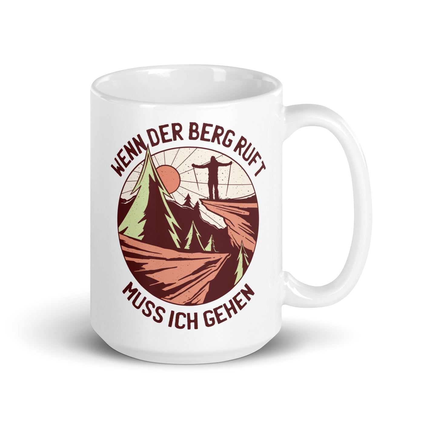 Wenn Der Berg Ruft - Tasse berge 15oz