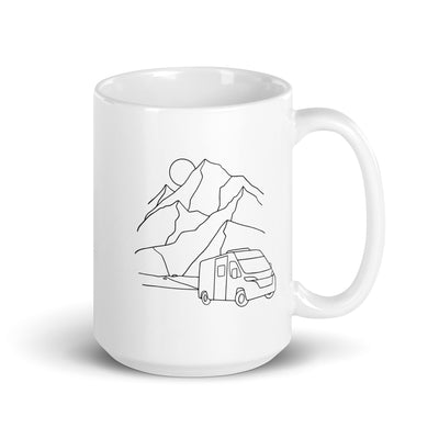 Wohnmobil Minimalistisch - Tasse camping 15oz