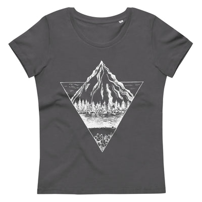 Berg - Geometrisch - Damen Premium Organic T-Shirt berge wandern