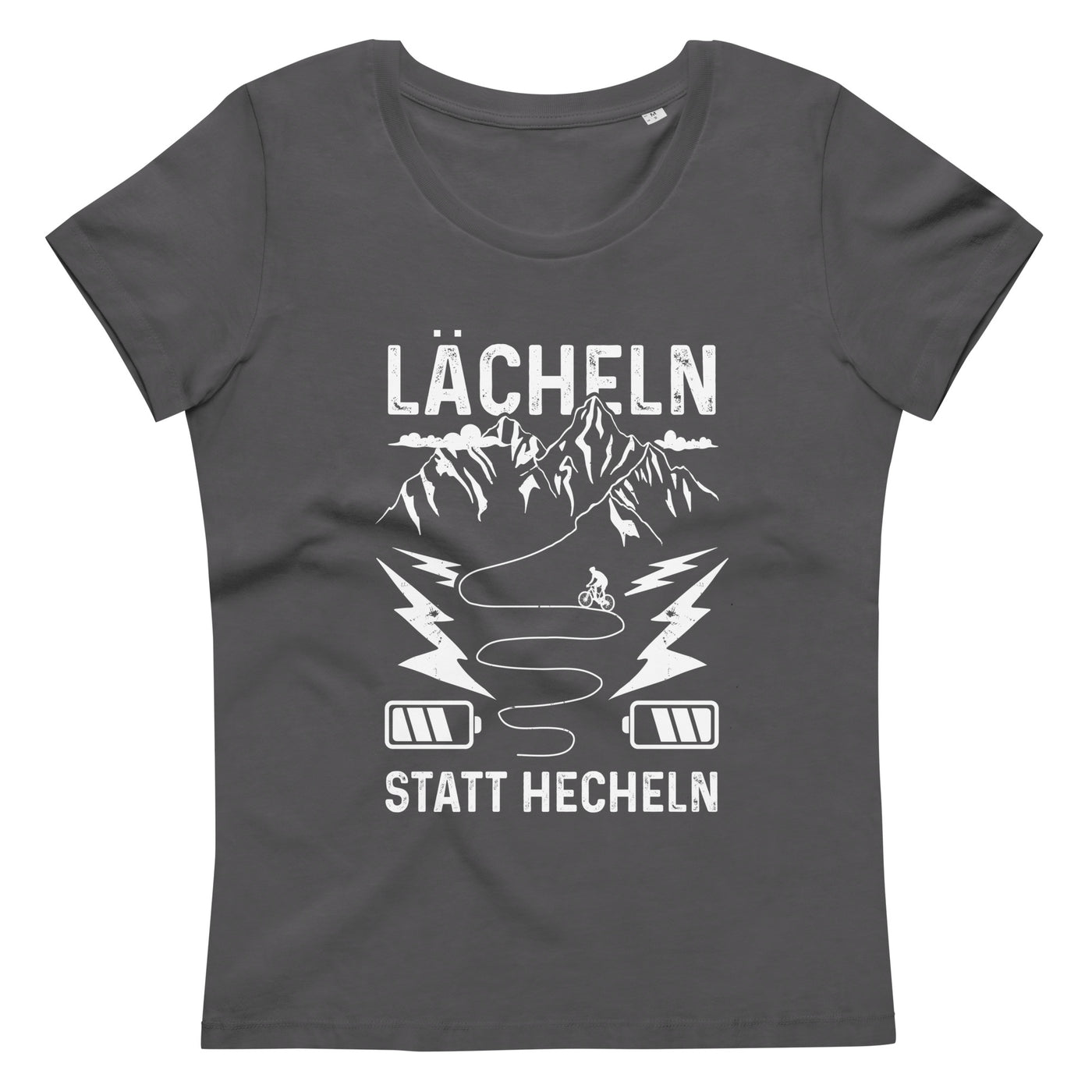 Lächeln Statt Hecheln - Damen Premium Organic T-Shirt e-bike