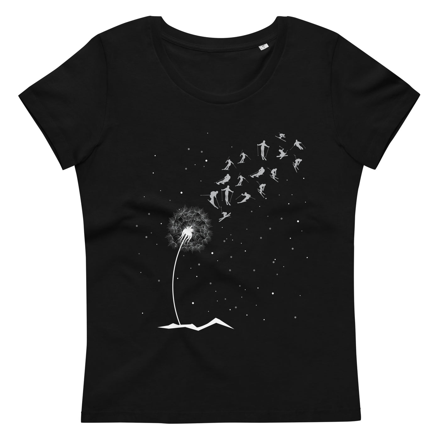 Ski Pusteblume - Damen Premium Organic T-Shirt klettern ski Black