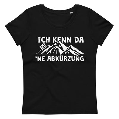 Ich kenn da ne Abkürzung - Wohnmobil - Damen Premium Organic T-Shirt camping xxx yyy zzz Black