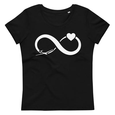 Infinity Heart and Sailplane - Damen Premium Organic T-Shirt berge xxx yyy zzz Default Title