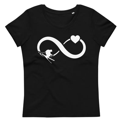 Infinity Heart and Skiing - Damen Premium Organic T-Shirt klettern ski xxx yyy zzz Default Title