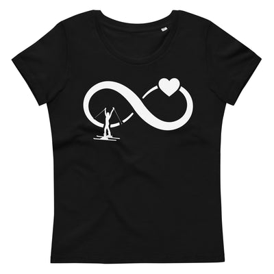 Infinity Heart and Skiing 1 - Damen Premium Organic T-Shirt klettern ski xxx yyy zzz Default Title