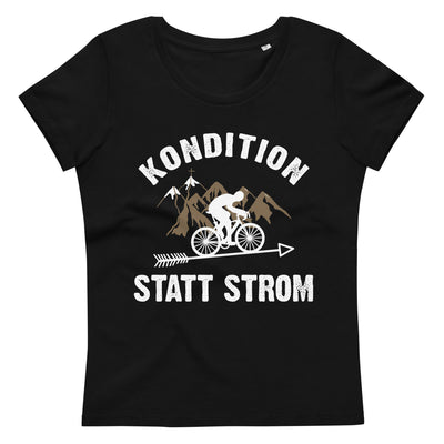 Kondition statt Strom - Damen Premium Organic T-Shirt fahrrad xxx yyy zzz 2XL