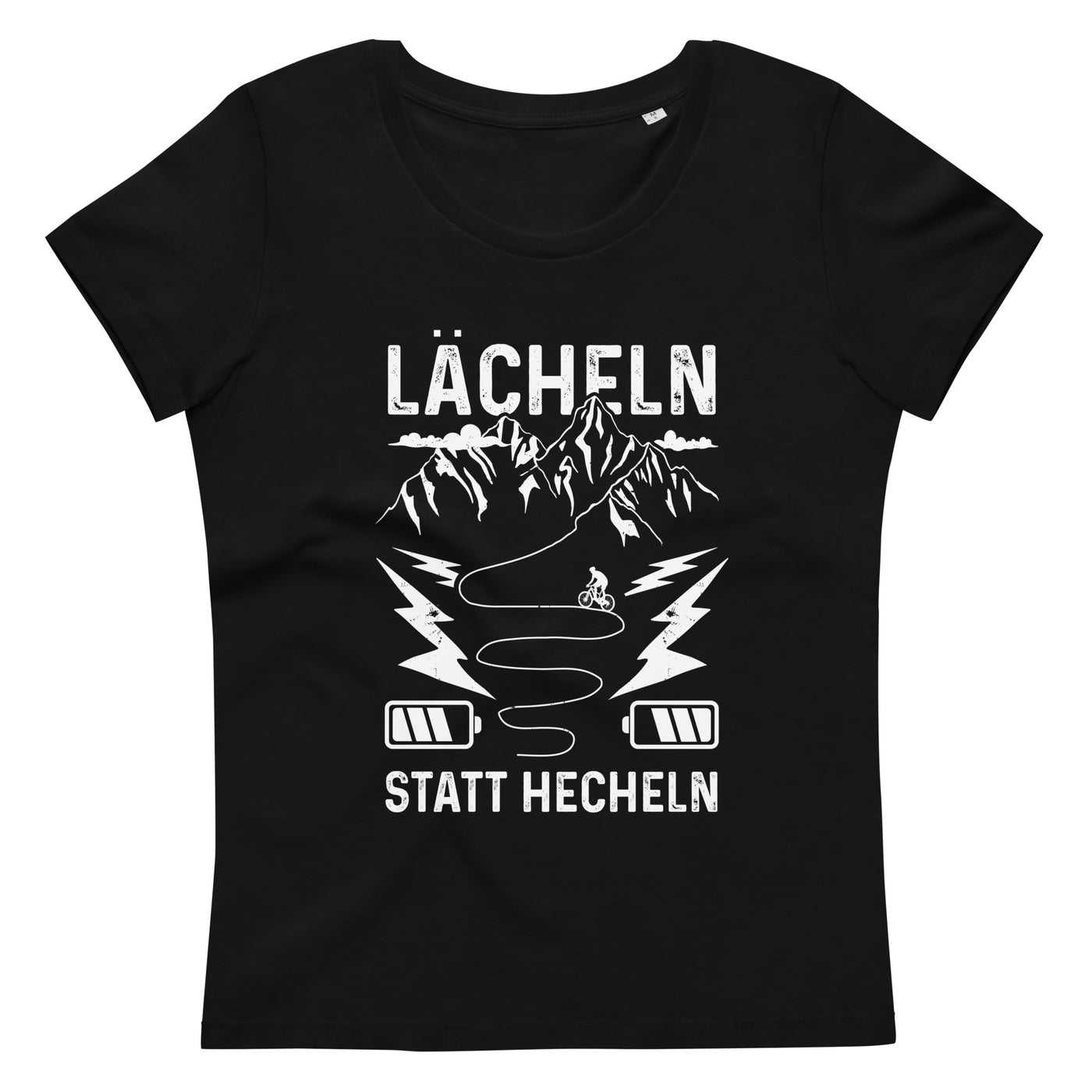 Lächeln statt hecheln - Damen Premium Organic T-Shirt e-bike xxx yyy zzz 2XL