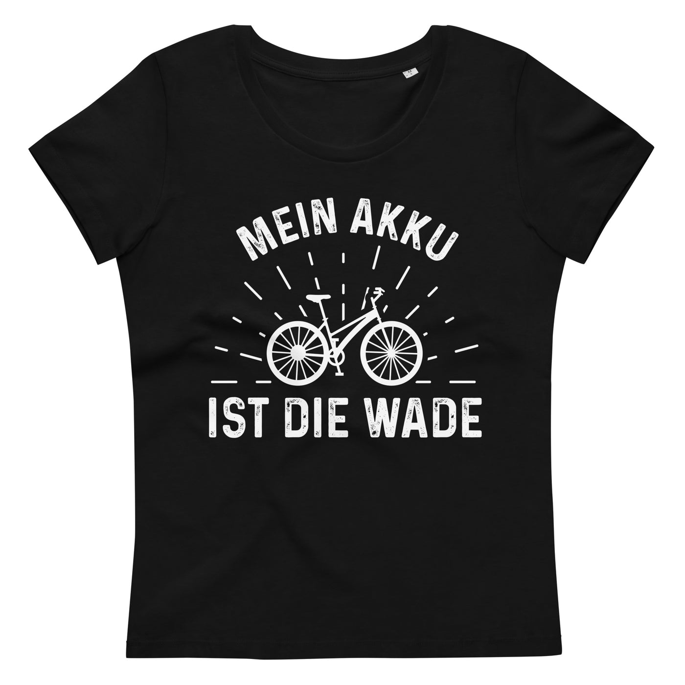 Mein Akku Ist Die Wade - Damen Premium Organic T-Shirt fahrrad xxx yyy zzz 2XL