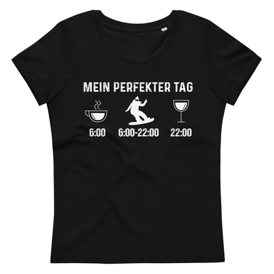 Mein Perfekter Tag - Damen Premium Organic T-Shirt snowboarden xxx yyy zzz 2XL