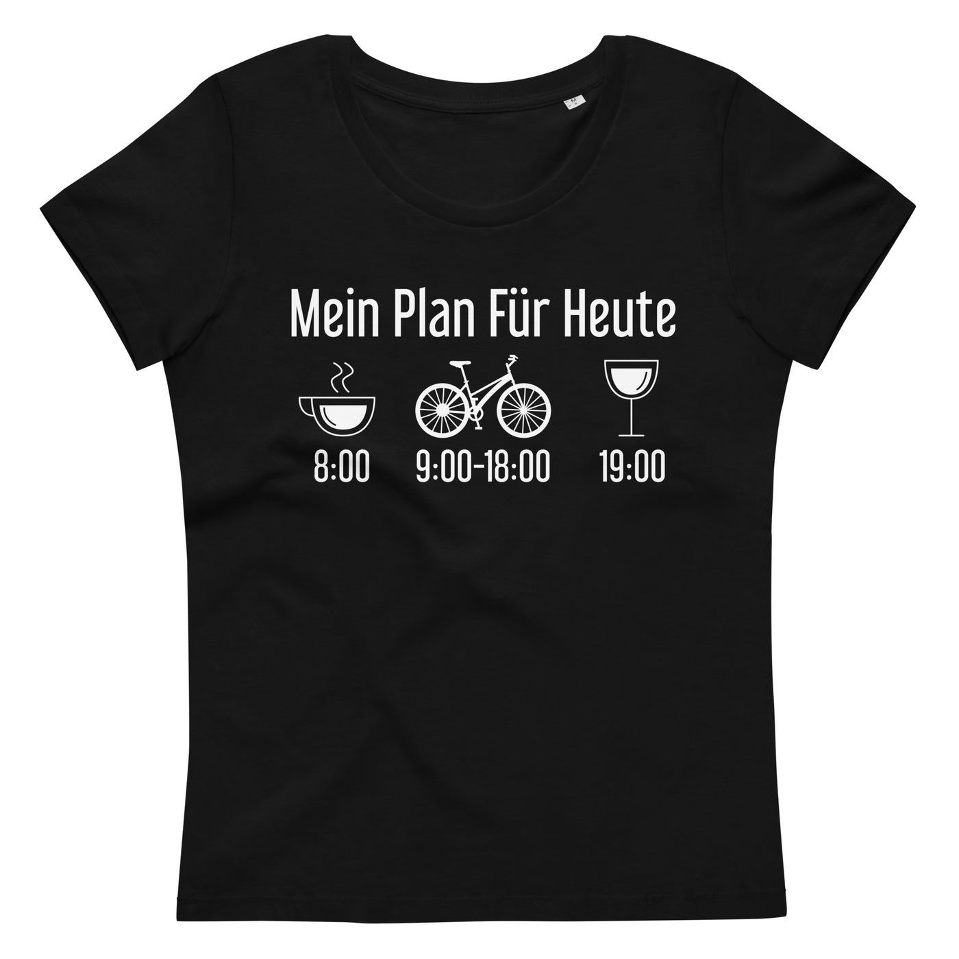 Mein Plan Für Heute - Damen Premium Organic T-Shirt fahrrad xxx yyy zzz 2XL