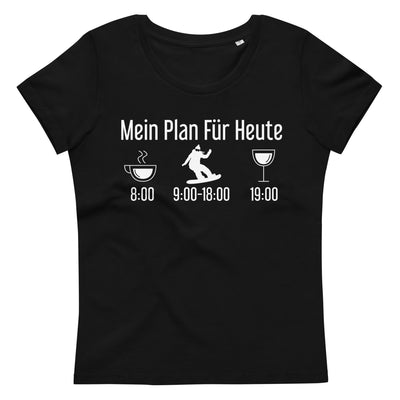 Mein Plan Für Heute 1 - Damen Premium Organic T-Shirt snowboarden xxx yyy zzz 2XL