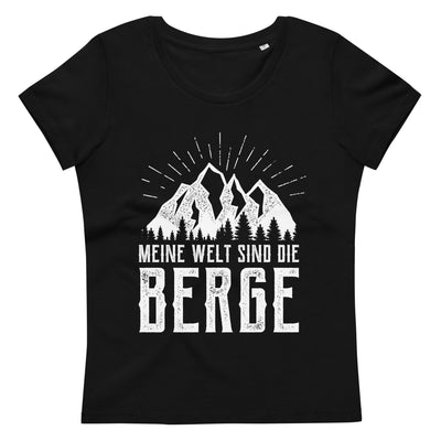 Meine Welt sind die Berge - Damen Premium Organic T-Shirt berge xxx yyy zzz 2XL