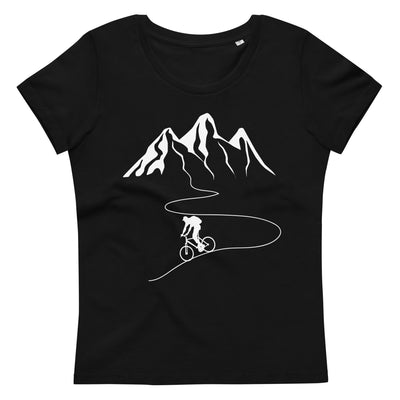 Berge - Kurve Linie - Radfahren - Damen Premium Organic T-Shirt fahrrad xxx yyy zzz 2XL