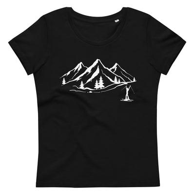 Berge 1 und Skifahren - Damen Premium Organic T-Shirt klettern ski xxx yyy zzz 2XL