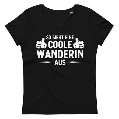 So Sieht Eine Coole Wanderin Aus - Damen Premium Organic T-Shirt wandern xxx yyy zzz 2XL