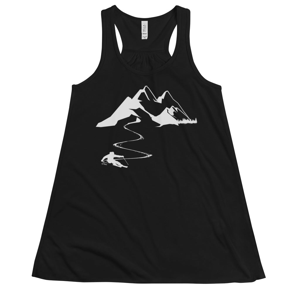 Skisüchtig - Damen Tanktop ski Schwarz