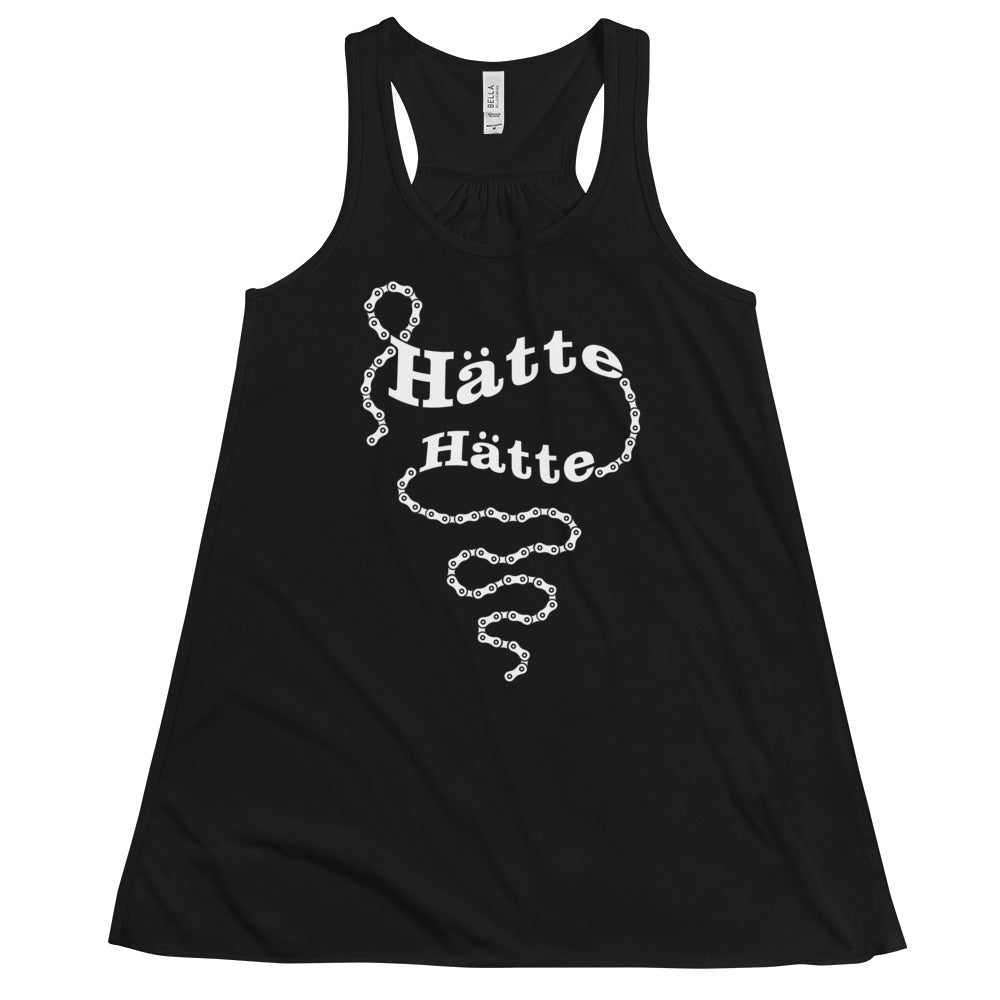 Hätte Hätte Fahrradkette - Damen Tanktop fahrrad mountainbike Schwarz