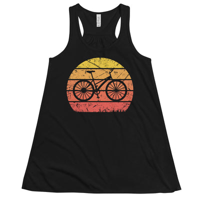 Vintage Sun and Cycling - Damen Tanktop fahrrad Schwarz