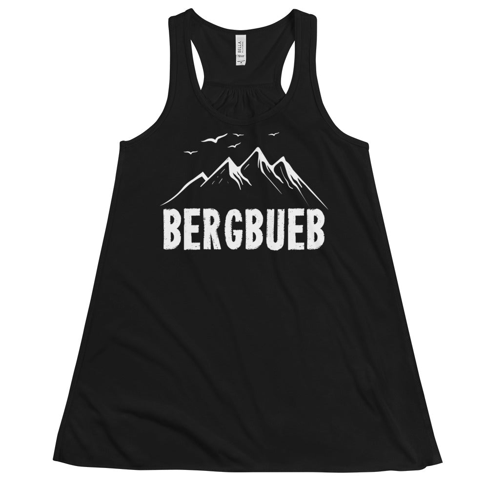 Bergbueb - Damen Tanktop berge Schwarz