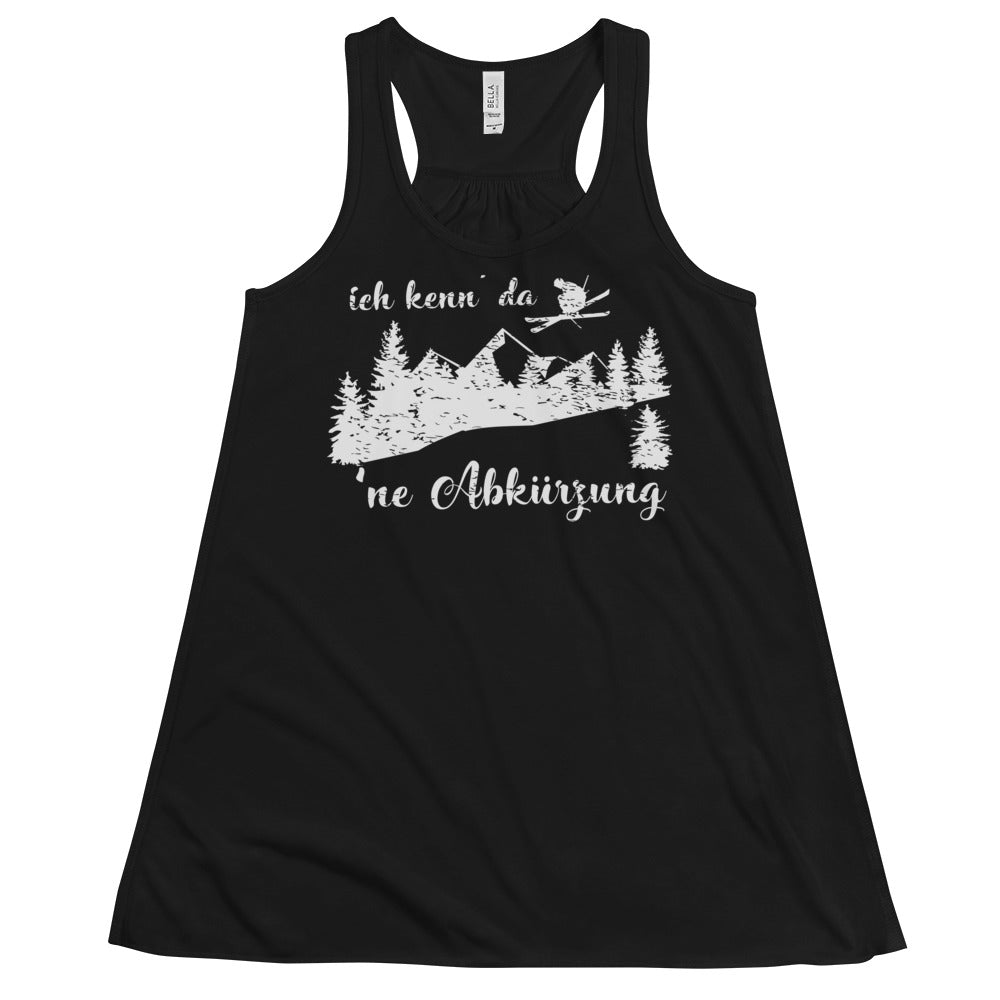 Ich kenn' da 'ne Abkürzung - Damen Tanktop klettern ski xxx yyy zzz Black