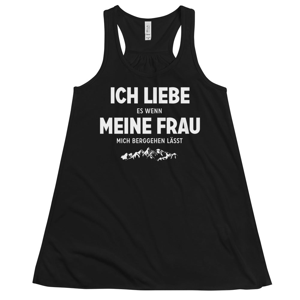 Ich Liebe Es Wenn Meine Frau Mich Berggehen Lasst - Damen Tanktop berge xxx yyy zzz Black