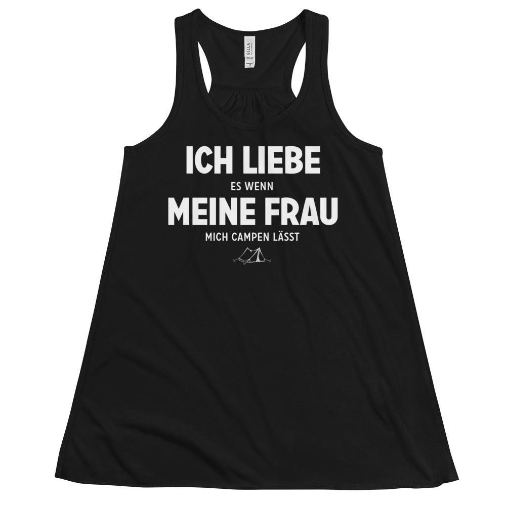 Ich Liebe Es Wenn Meine Frau Mich Campen Lasst - Damen Tanktop camping xxx yyy zzz Black