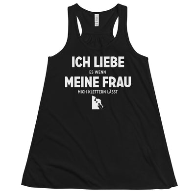 Ich Liebe Es Wenn Meine Frau Mich Klettern Lasst - Damen Tanktop klettern xxx yyy zzz Black