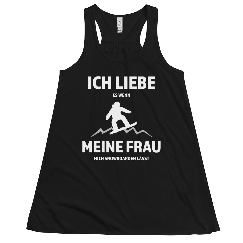 Ich liebe meine Frau - Snowboarden - Damen Tanktop snowboarden xxx yyy zzz Black