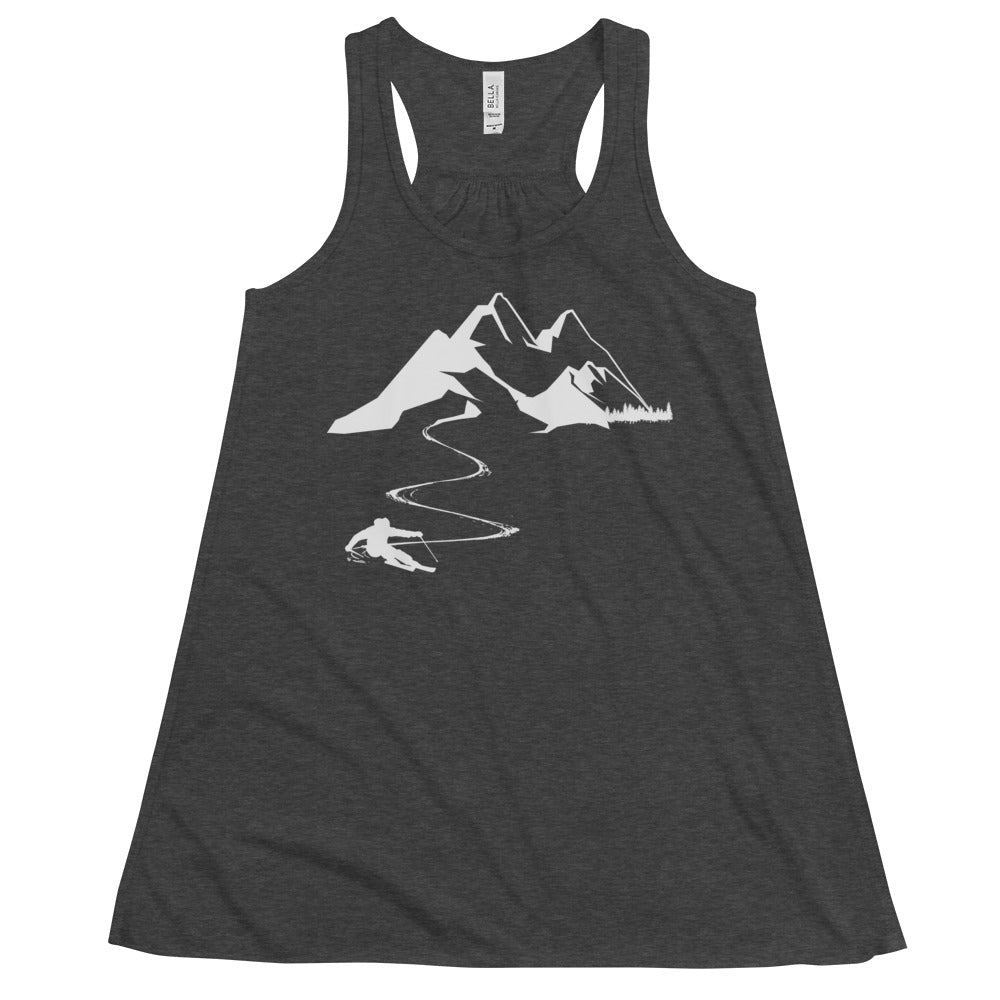 Skisüchtig - Damen Tanktop ski Dark Grey Heather