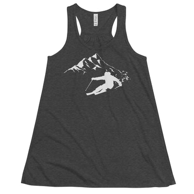 Tiefschnee Skier - Damen Tanktop ski Dark Grey Heather