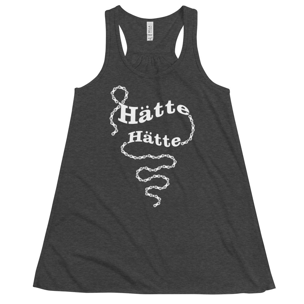 Hätte Hätte Fahrradkette - Damen Tanktop fahrrad mountainbike Dark Grey Heather