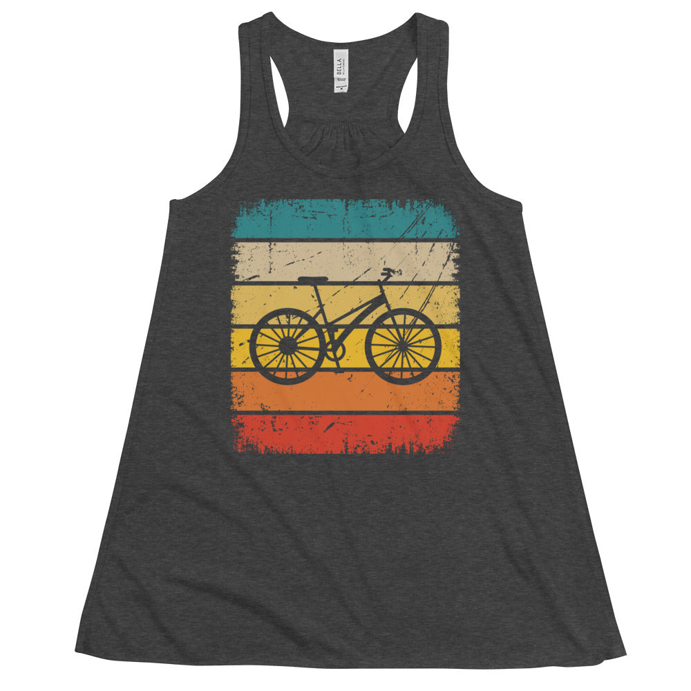 Vintage Square and Cycling - Damen Tanktop fahrrad Dark Grey Heather